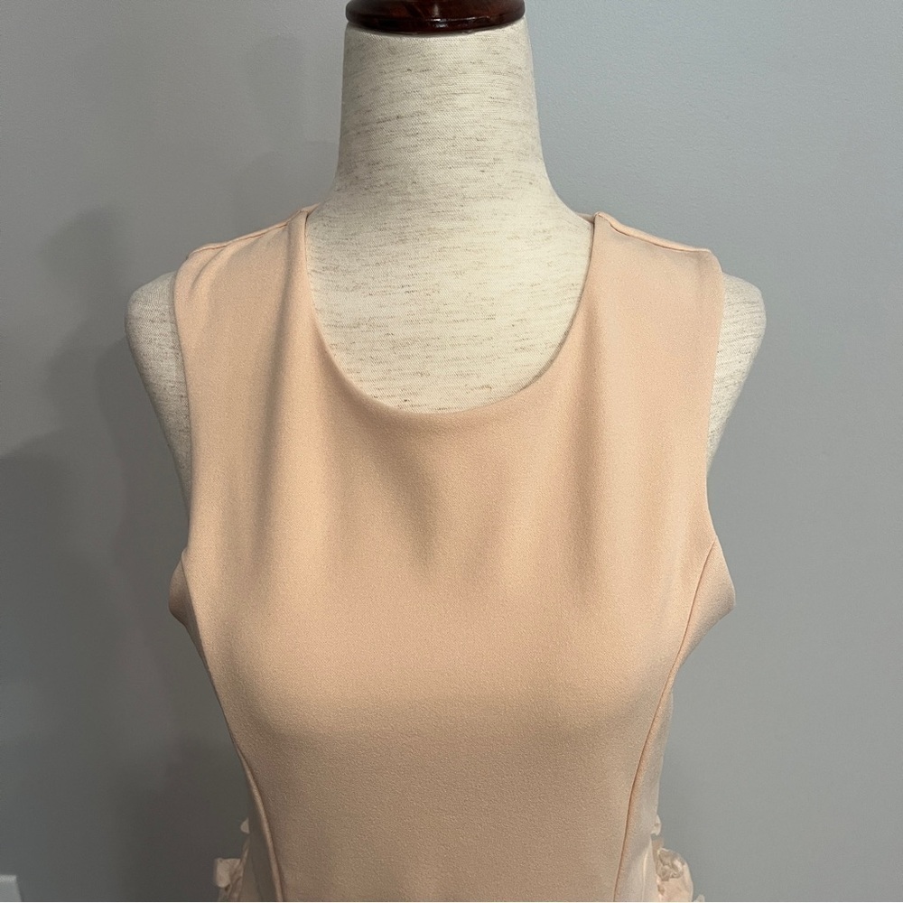 Carla Conti Sleeveless Blush Pink Cocktail Dress Medium - Picture 5 of 10